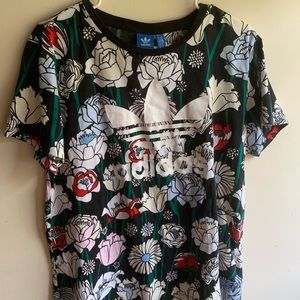 Adidas floral top